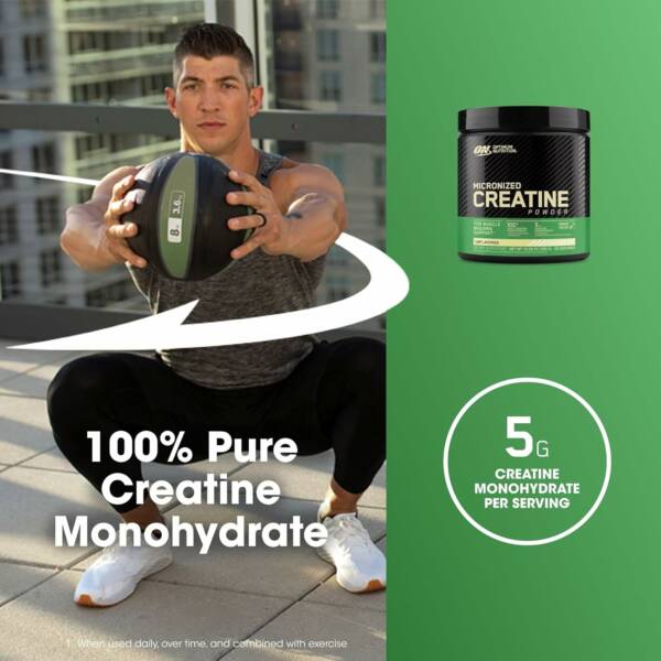 OPTIMUM Micronized Creatine 300/600 grams - Image 4