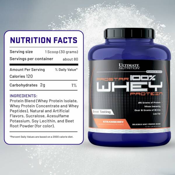ULTIMATE PROSTAR Whey Protein 5.28 LB - Image 4