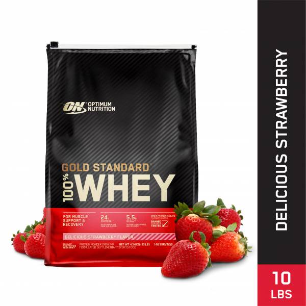 (Free! Gym Bag) OPTIMUM Gold Standard Whey 10 LB - Image 6