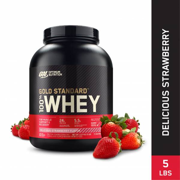 (Free! Green Shaker) Gold Standard Whey 5 LB - Image 4