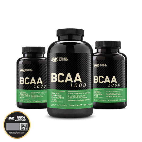 OPTIMUM BCAA 1000 Caps, 60/200/400 Capsules