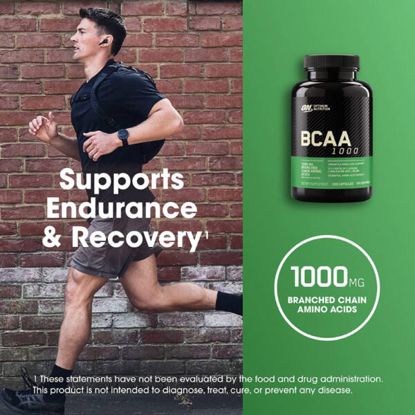 OPTIMUM BCAA 1000 Caps, 60/200/400 Capsules - Image 8