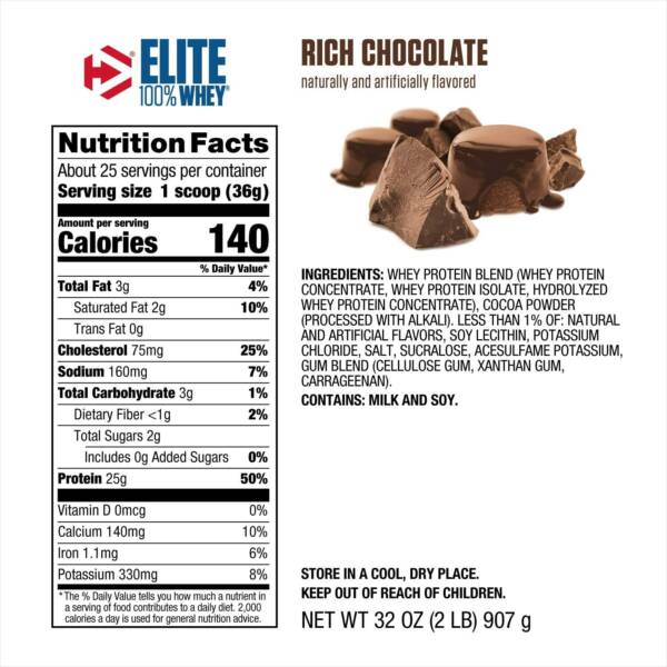 Dymatize Elite 100% Whey 2lb - Image 5