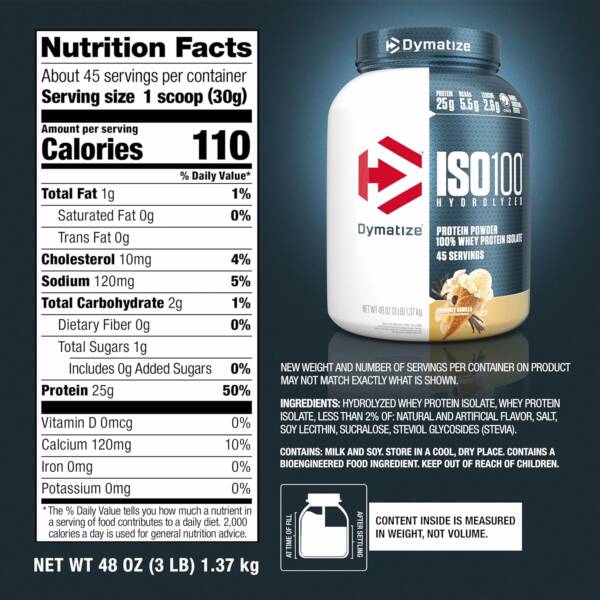 Dymatize ISO100 3lb - Gourmet Chocolate - Image 5