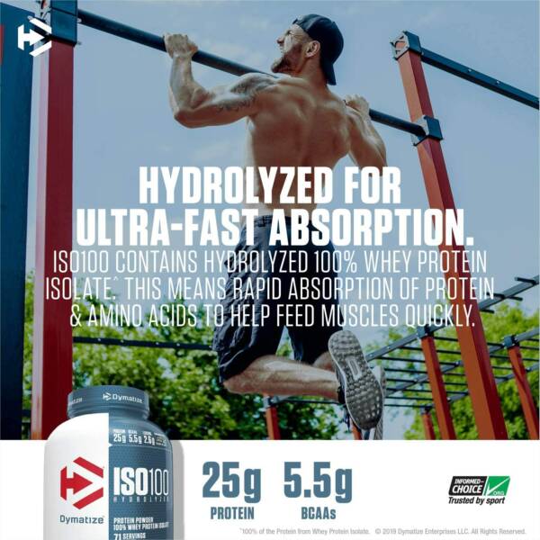 Dymatize ISO100 3lb - Gourmet Chocolate - Image 6