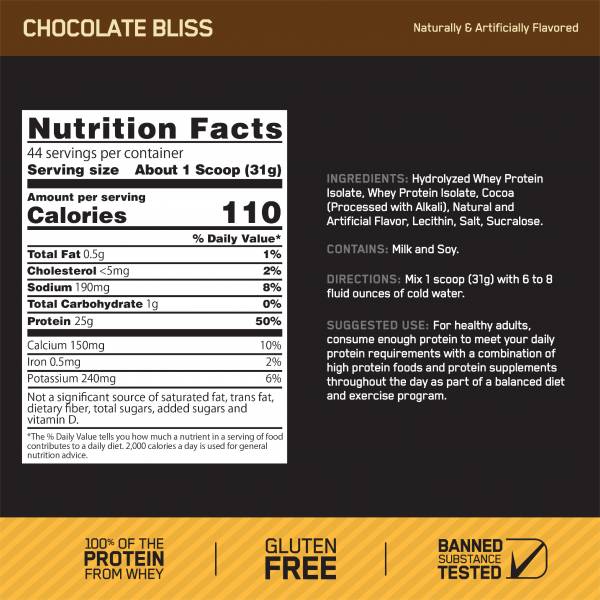 (Bundle!) Gold Standard Isolate Chocolate + Amino Electrolytes - Image 3