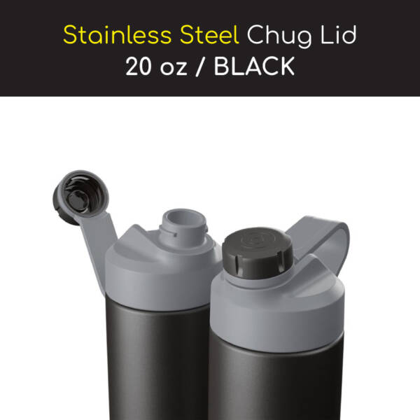 HidrateSpark TAP Stainless Steel Chug Lid 20oz bottle - Image 2