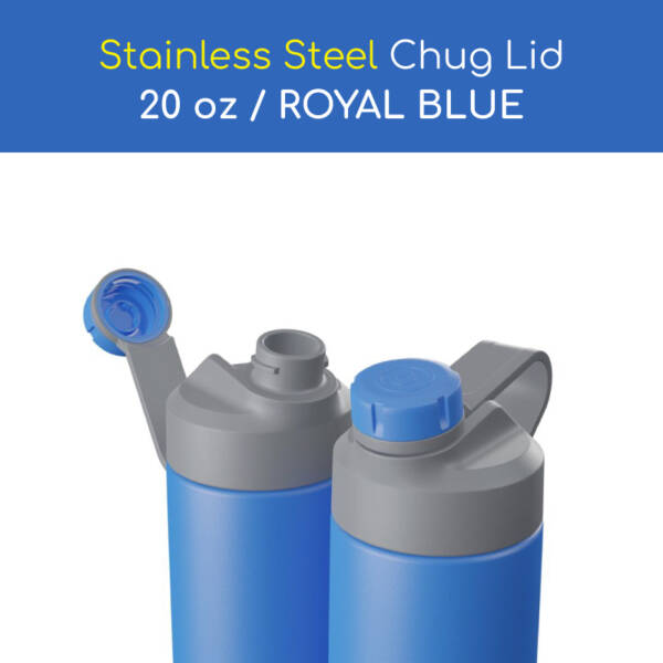 HidrateSpark TAP Stainless Steel Chug Lid 20oz bottle - Image 3