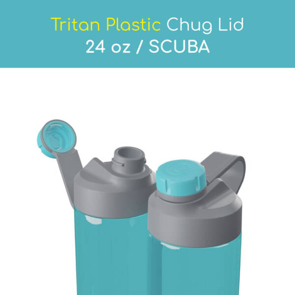 HidrateSpark TAP Tritan Plastic Chug Lid 24oz - Image 2