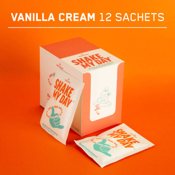 SHAKE MY DAY VANILLA ICE CREAM – PLANT-BASED PROTEIN (12 SERVE)