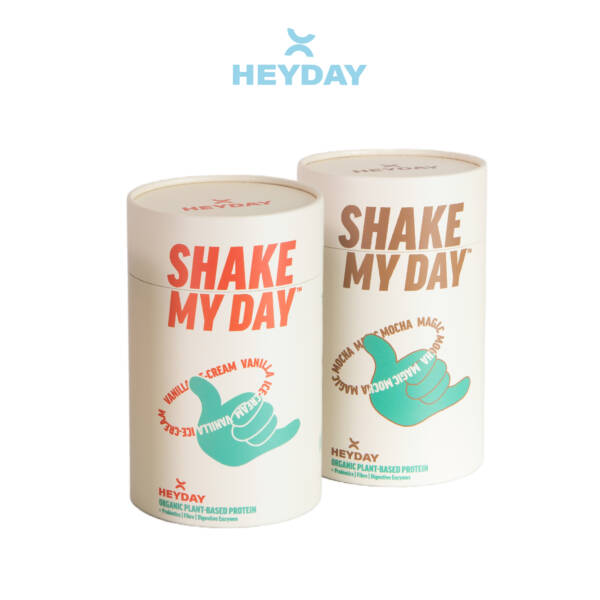 Shake My Day Vanilla Ice Cream Tub – plant-based protein (20 serve) - Image 3