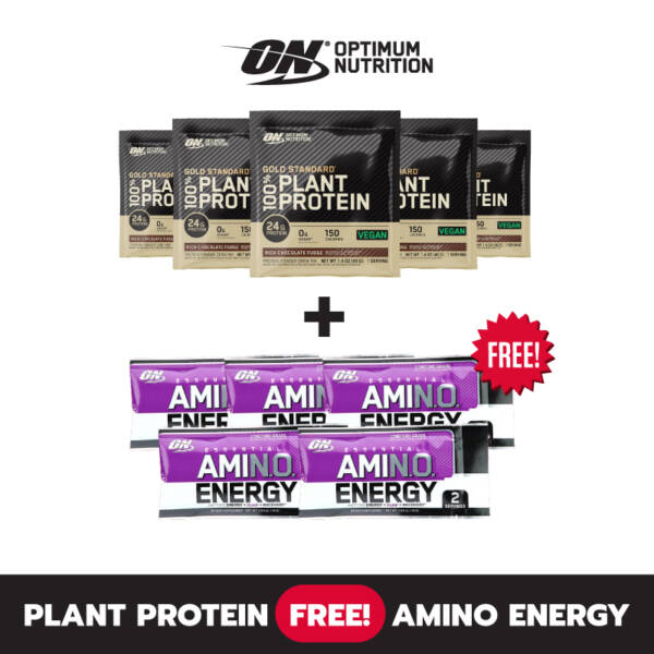 (5 FREE 5) ON Gold Standard Plant Protein Sachet - Plant+Amino