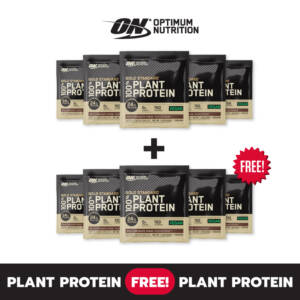 (5 FREE 5) OPTIMUM Gold Standard Plant Protein Sachet - Rich Chocolate Fudge