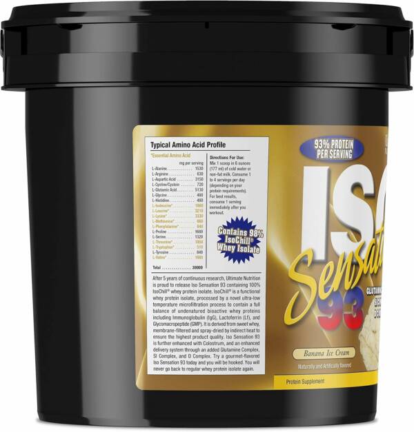 (Free! Shaker) ISO SENSATION 93 Protein 5 LB - Image 5