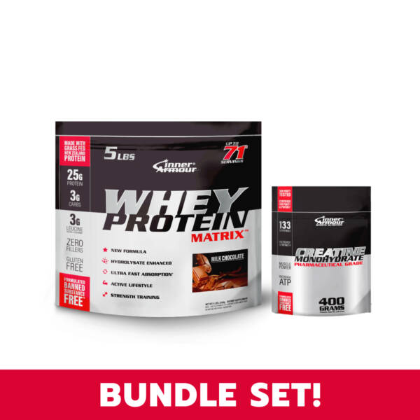 (SET!) Inner Armour Whey Matrix 5LB + Creatine 400G