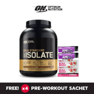 (Free! 4 Sachet) Gold Standard Isolate 5.2 LB