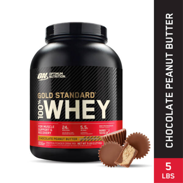 (Free! Green Shaker) Gold Standard Whey 5 LB - Image 14