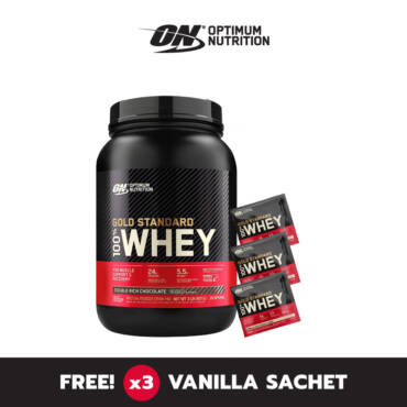 (Free! 3 Sachet) OPTIMUM Gold Standard Whey 2 LB