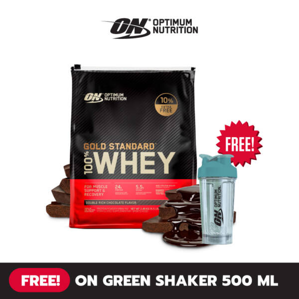 (Free! Green Shaker) Gold Standard Whey 5.5 LB