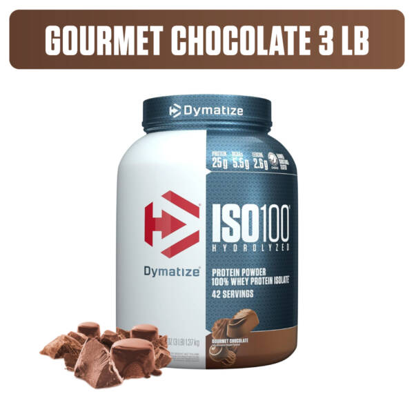 Dymatize ISO100 3lb - Gourmet Chocolate - Image 2