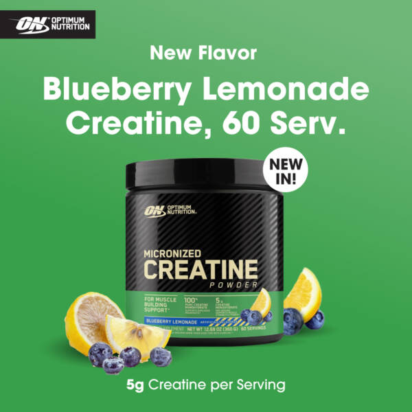 OPTIMUM Micronized Creatine 360G - Blueberry Lemonade - Image 2